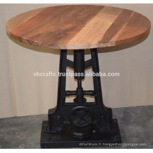 Table à bois à recycler en bois